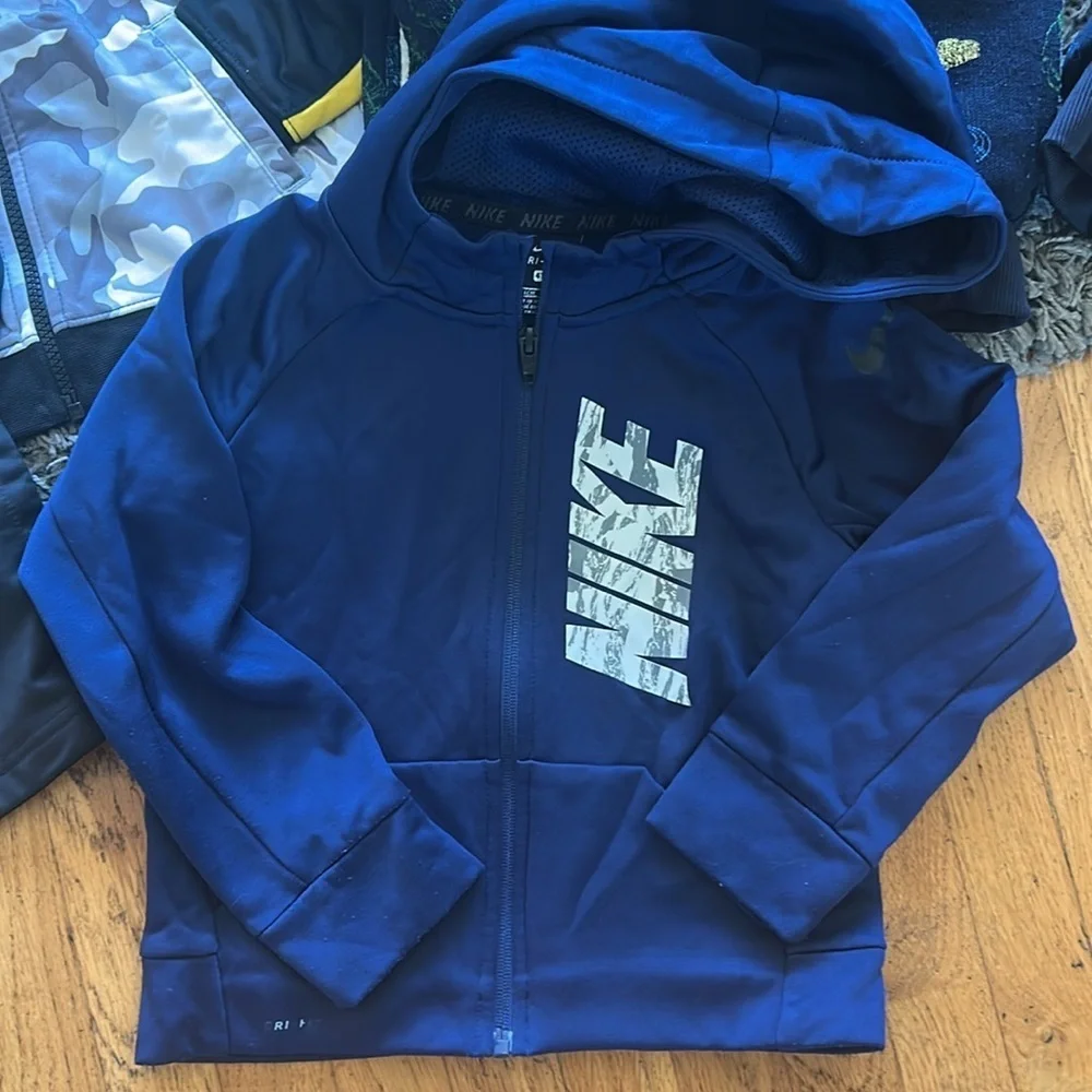 Toddler Boy Nike Hurley GAP Marvel Sweater Zip Up Jacket Bundle Size 4
